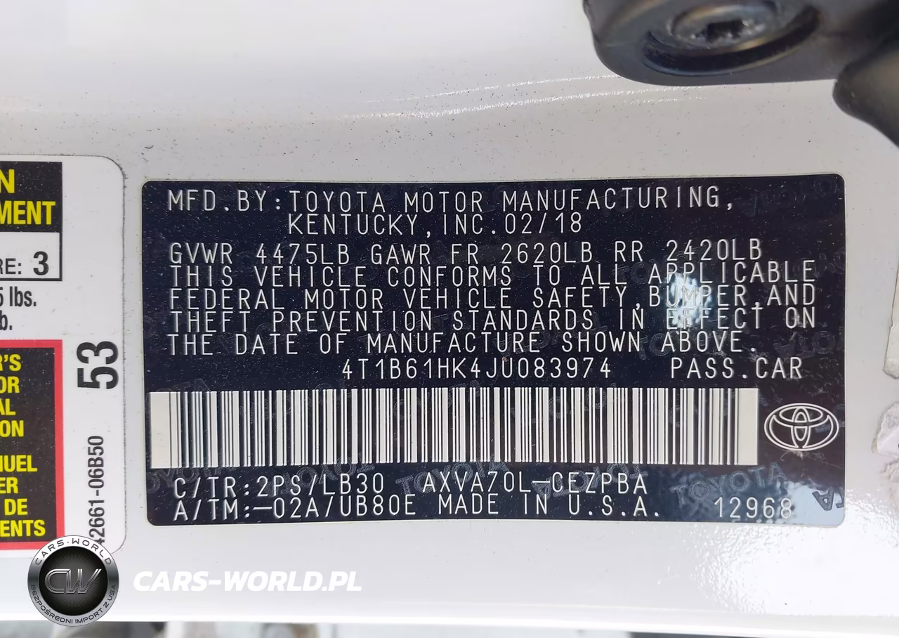 2018 Toyota Camry Xse VIN:4T1B61HK4JU083974 - 9