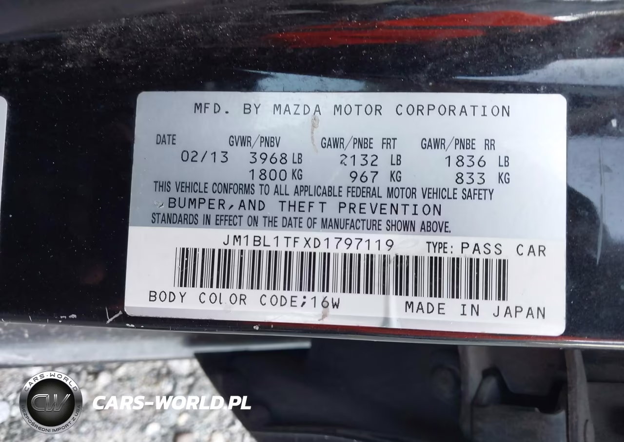 2013 Mazda Mazda3 I Sv VIN:JM1BL1TFXD1797119 - 9