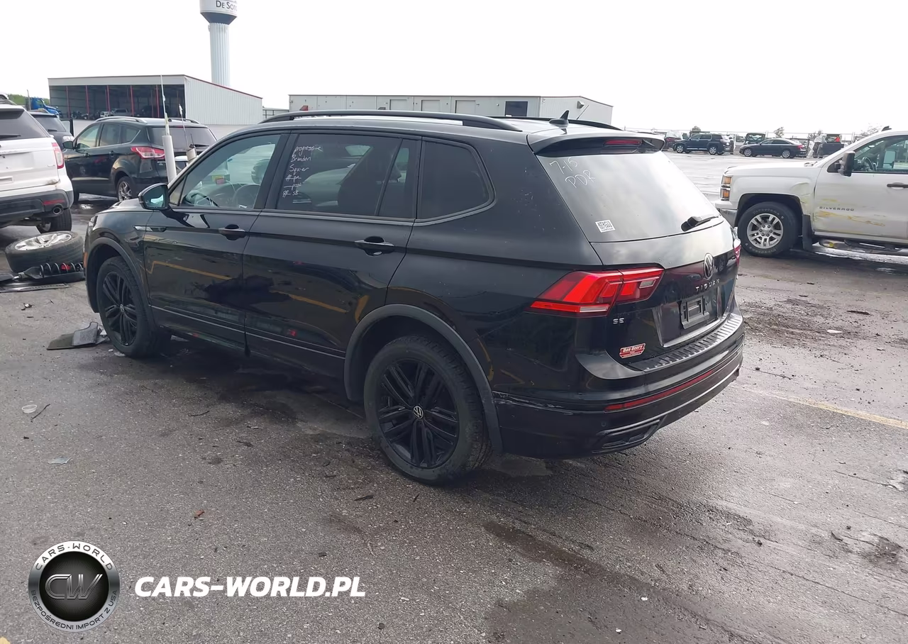 2022 Volkswagen Tiguan 2.0T Se R-Line Black VIN:3VV8B7AX4NM000560 - 3