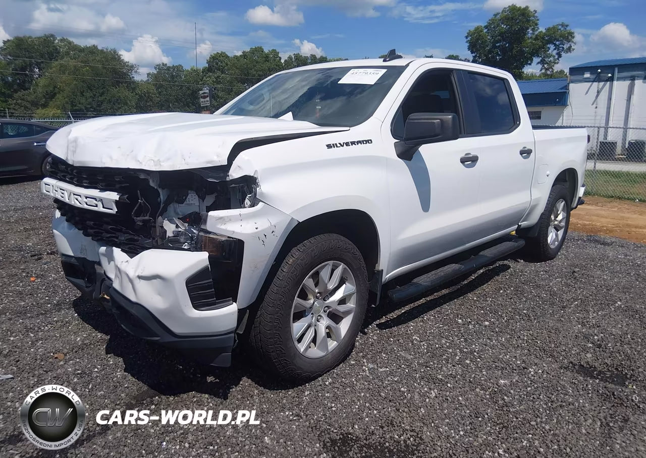 2021 Chevrolet Silverado 1500 2Wd Short Bed Custom VIN:3GCPWBEK1MG368322 - 2