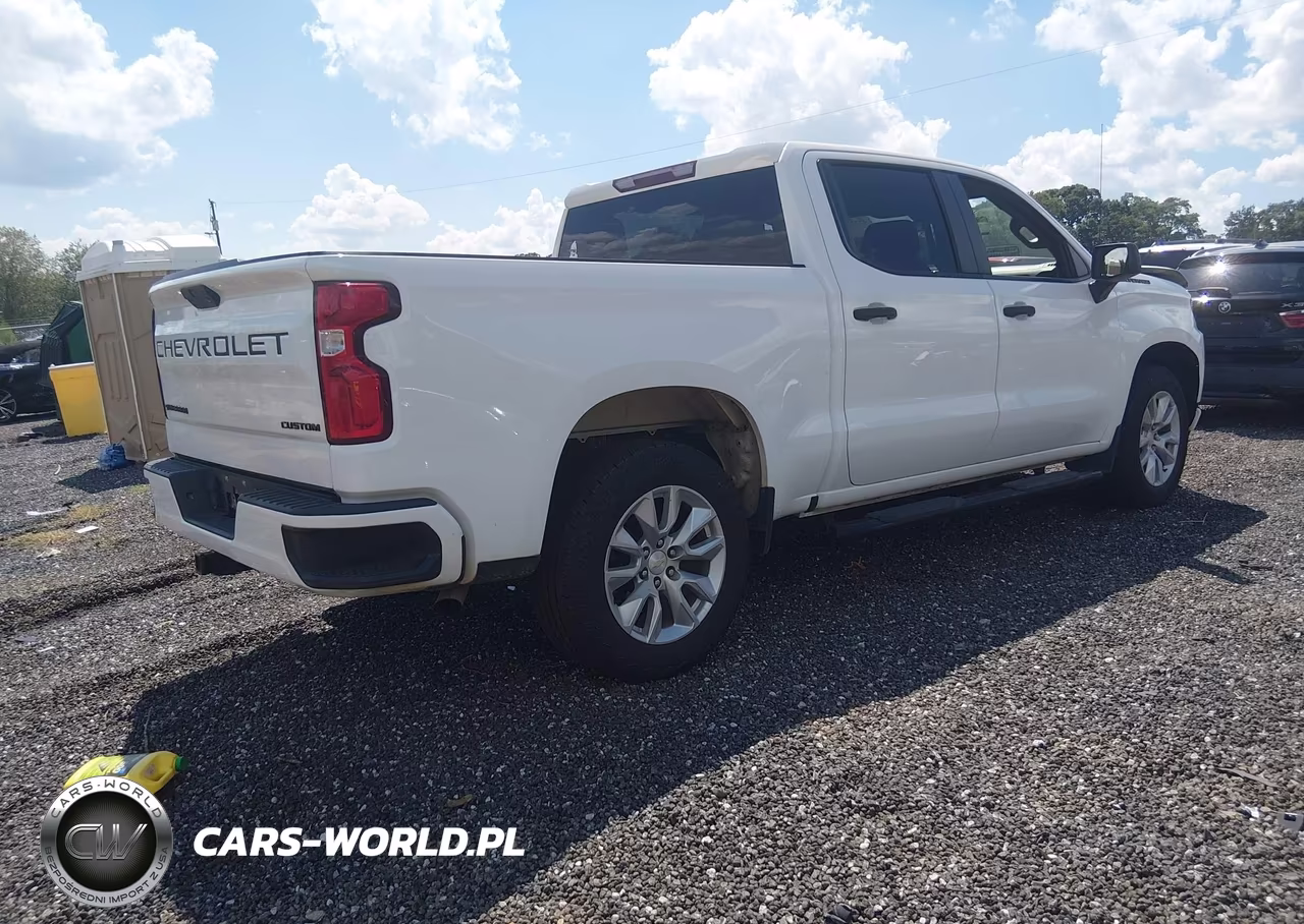 2021 Chevrolet Silverado 1500 2Wd Short Bed Custom VIN:3GCPWBEK1MG368322 - 4