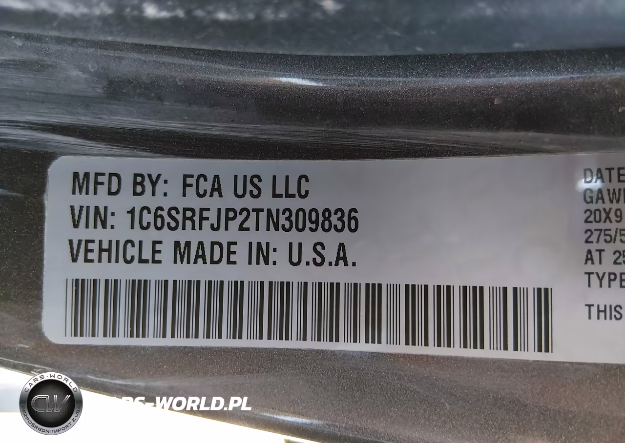 2026 Ram 1500 Laramie 4X4 5'7 Box VIN:1C6SRFJP2TN309836 - 9