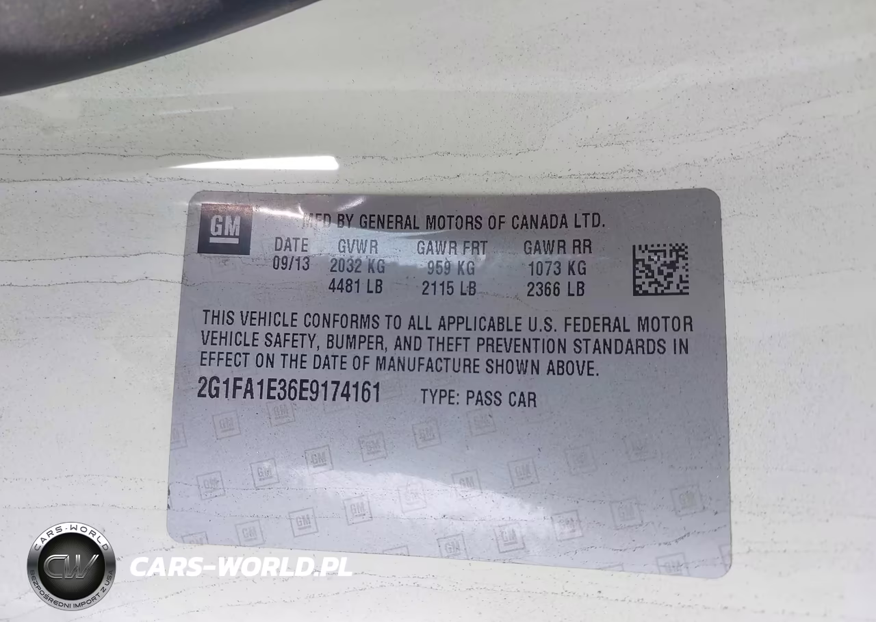 2014 Chevrolet Camaro 2Ls VIN:2G1FA1E36E9174161 - 9