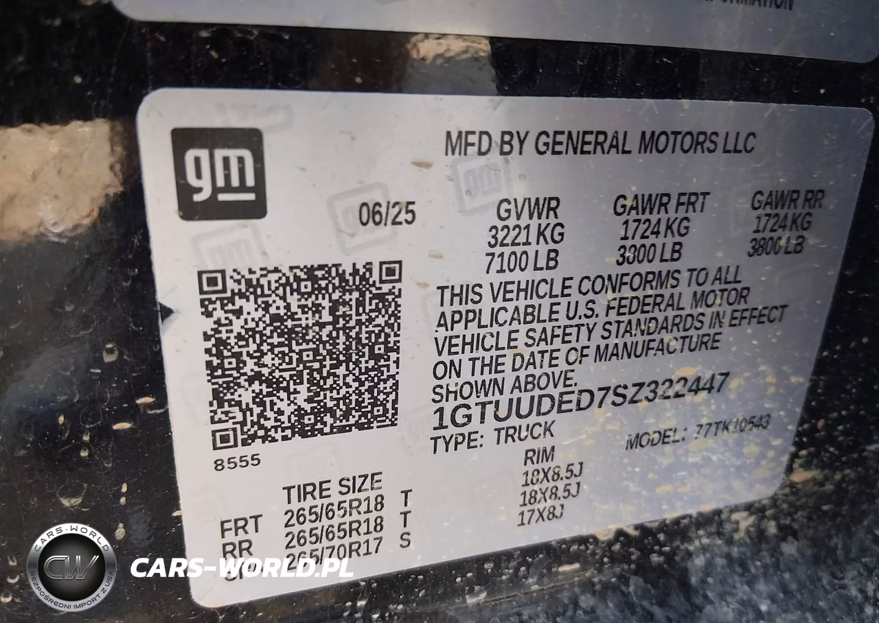 2025 GMC Sierra 1500 4Wd Short Box Slt VIN:1GTUUDED7SZ322447 - 9