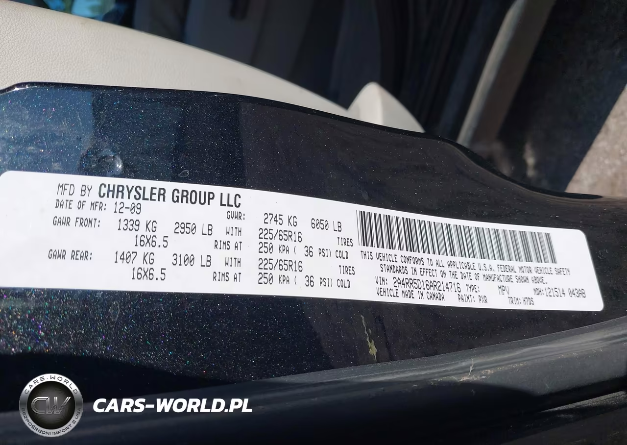 2010 Chrysler Town & Country Touring VIN:2A4RR5D16AR214716 - 9