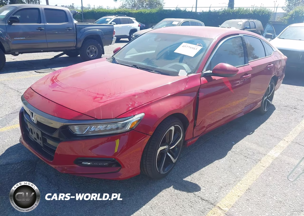 2018 Honda Accord Sport VIN:1HGCV1F39JA073595 - 2
