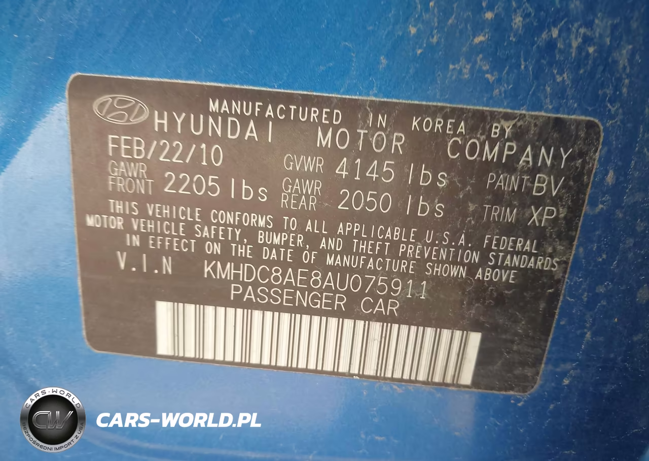 2010 Hyundai Elantra Touring Gls VIN:KMHDC8AE8AU075911 - 9
