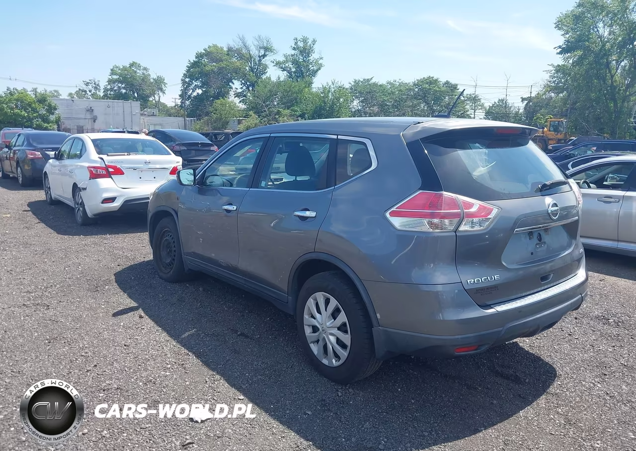 2015 Nissan Rogue S VIN:KNMAT2MV1FP542088 - 3