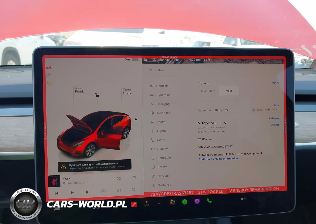 2024 Tesla Model Y Long Range Dual Motor All-Wheel Drive VIN:7SAYGDEE1RA257287 - 19