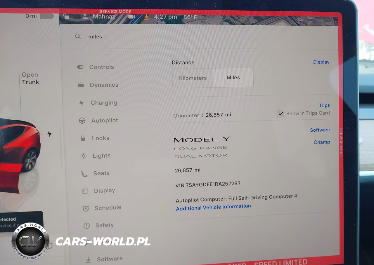 2024 Tesla Model Y Long Range Dual Motor All-Wheel Drive VIN:7SAYGDEE1RA257287 - 7