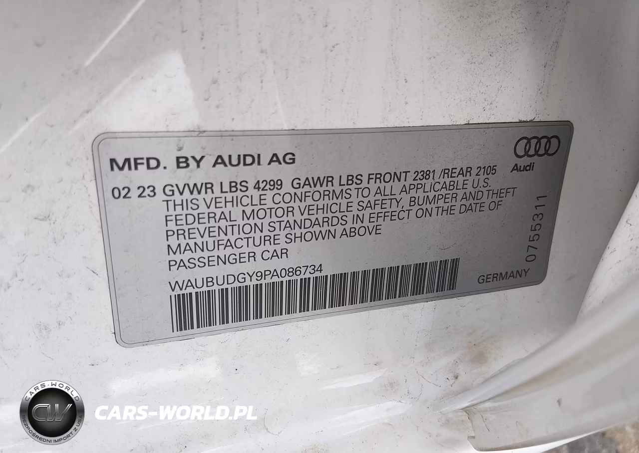 2023 Audi A3 Premium Plus 40 Tfsi Front-Wheel Drive S Tronic VIN:WAUBUDGY9PA086734 - 9