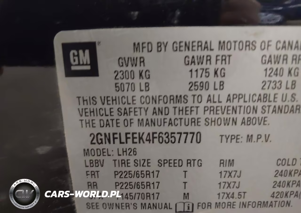 2015 Chevrolet Equinox Lt VIN:2GNFLFEK4F6357770 - 9