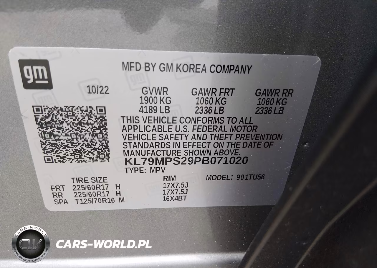 2023 Chevrolet Trailblazer Fwd Lt VIN:KL79MPS29PB071020 - 9