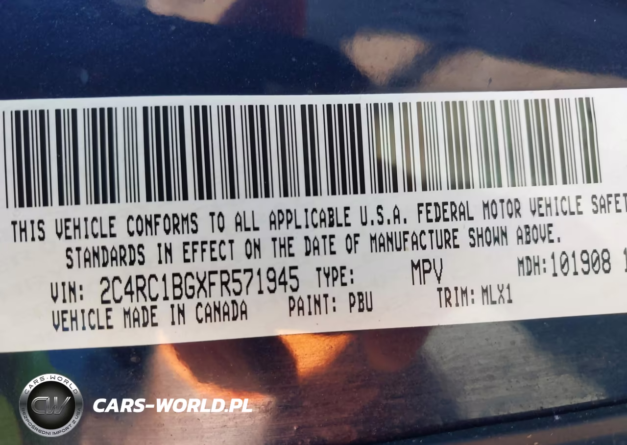 2015 Chrysler Town & Country Touring VIN:2C4RC1BGXFR571945 - 9