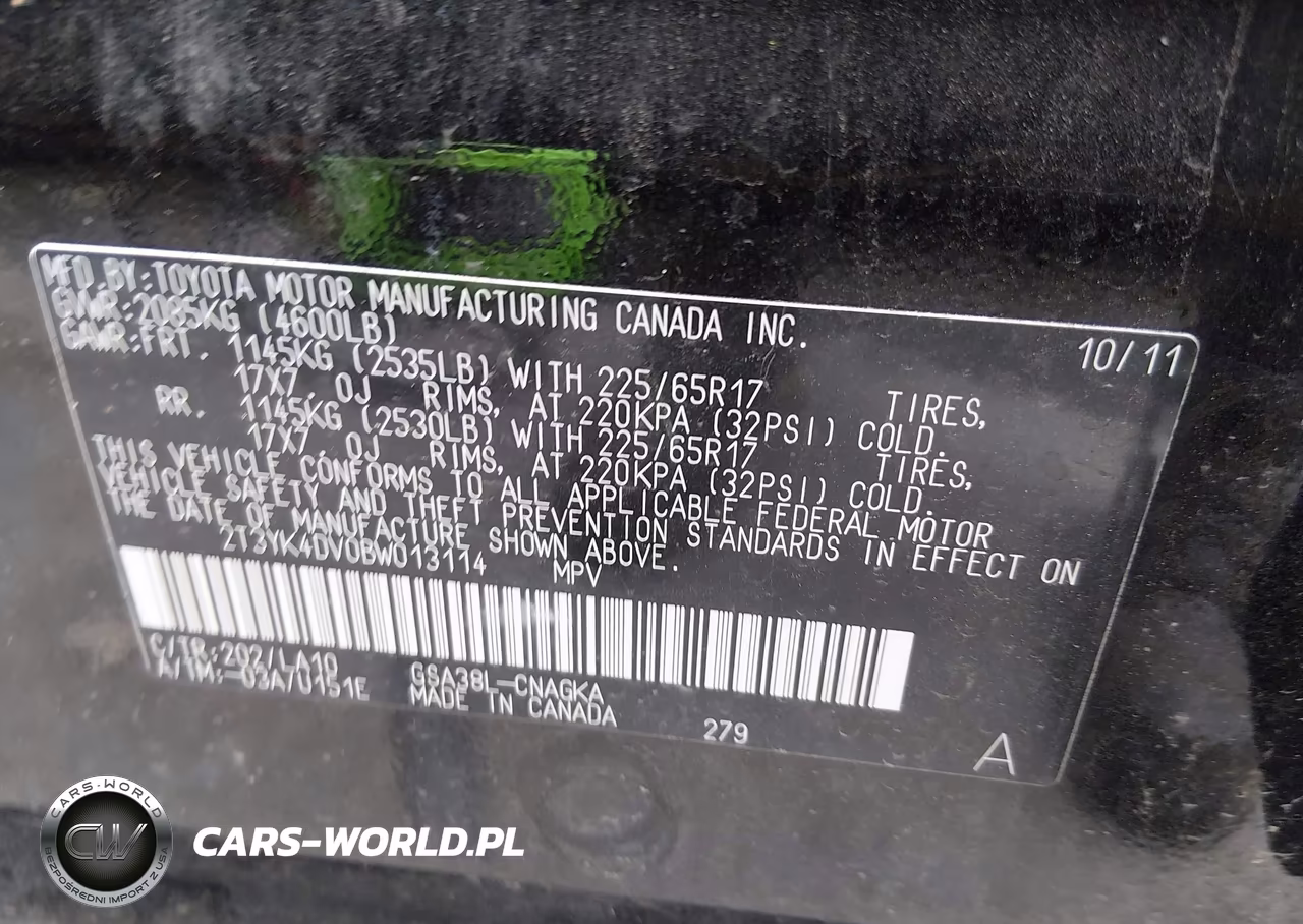 2011 Toyota Rav4 Limited V6 VIN:2T3YK4DV0BW013114 - 9