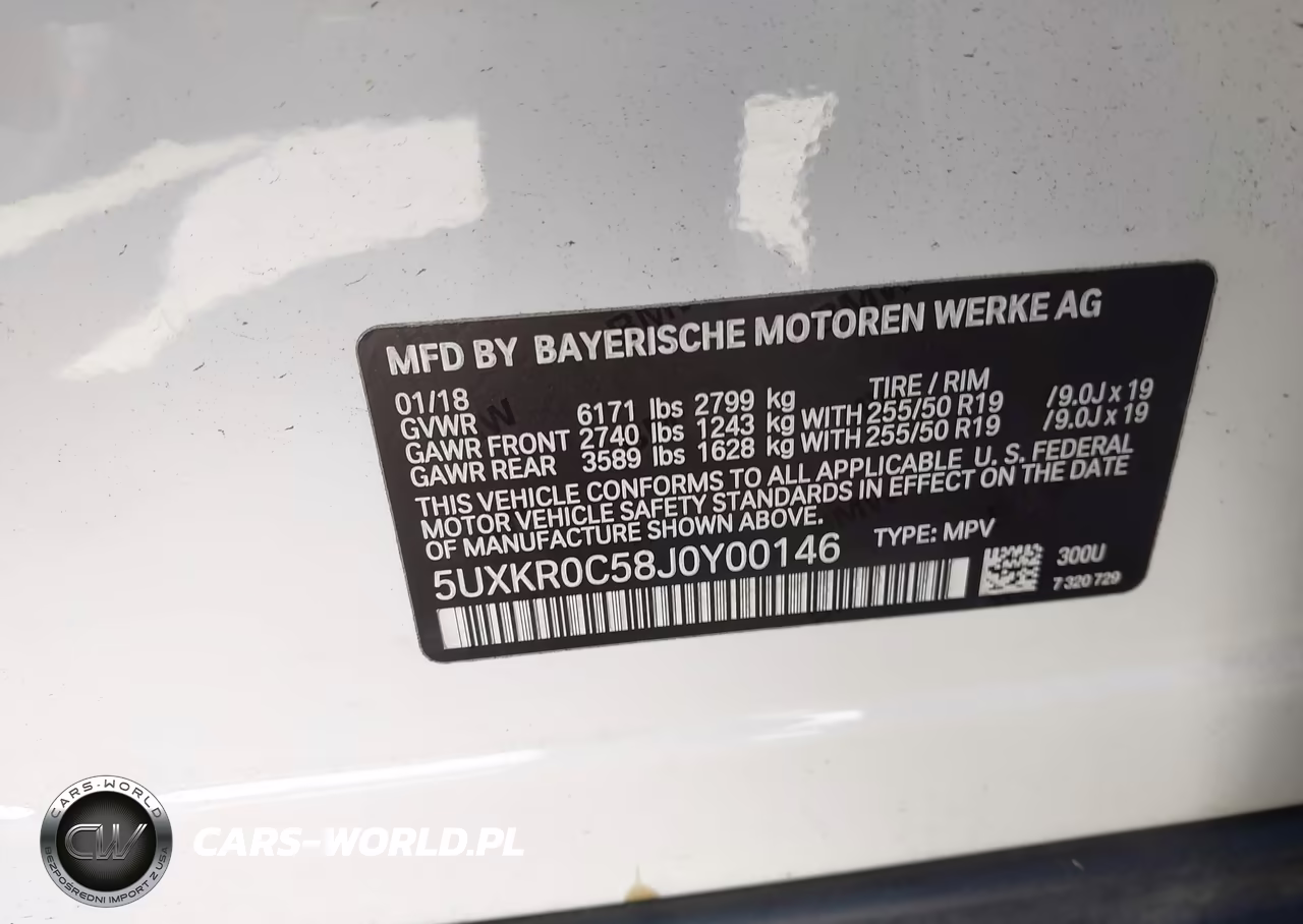 2018 BMW X5 xDrive35I VIN:5UXKR0C58J0Y00146 - 9