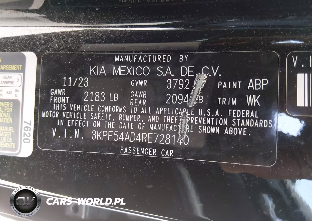 2024 Kia Forte Gt-Line VIN:3KPF54AD4RE728140 - 9