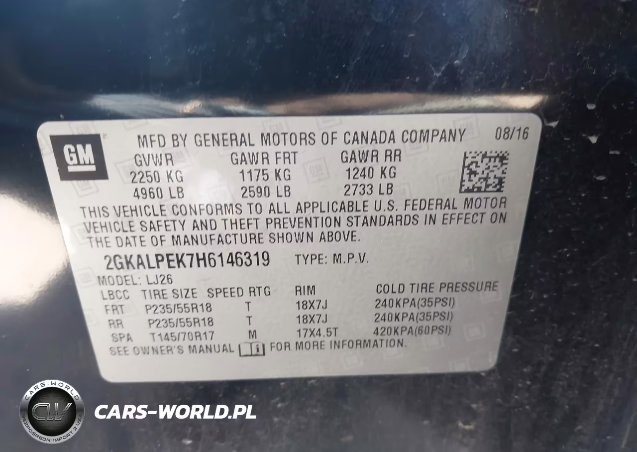2017 GMC Terrain Slt VIN:2GKALPEK7H6146319 - 9