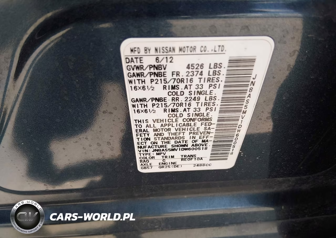 2013 Nissan Rogue S VIN:JN8AS5MV1DW600518 - 9