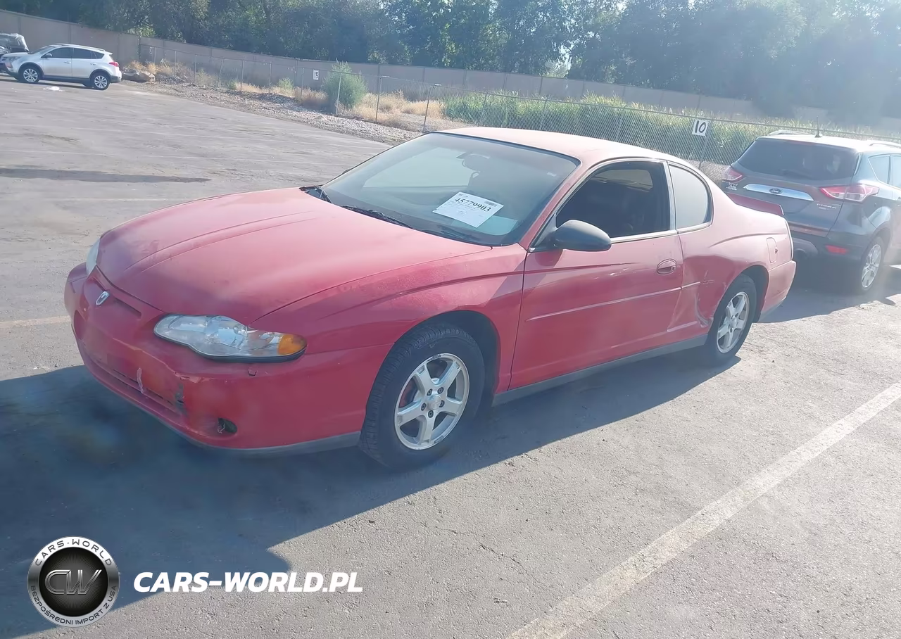 2003 Chevrolet Monte Carlo Ls VIN:2G1WW12E039359133 - 2