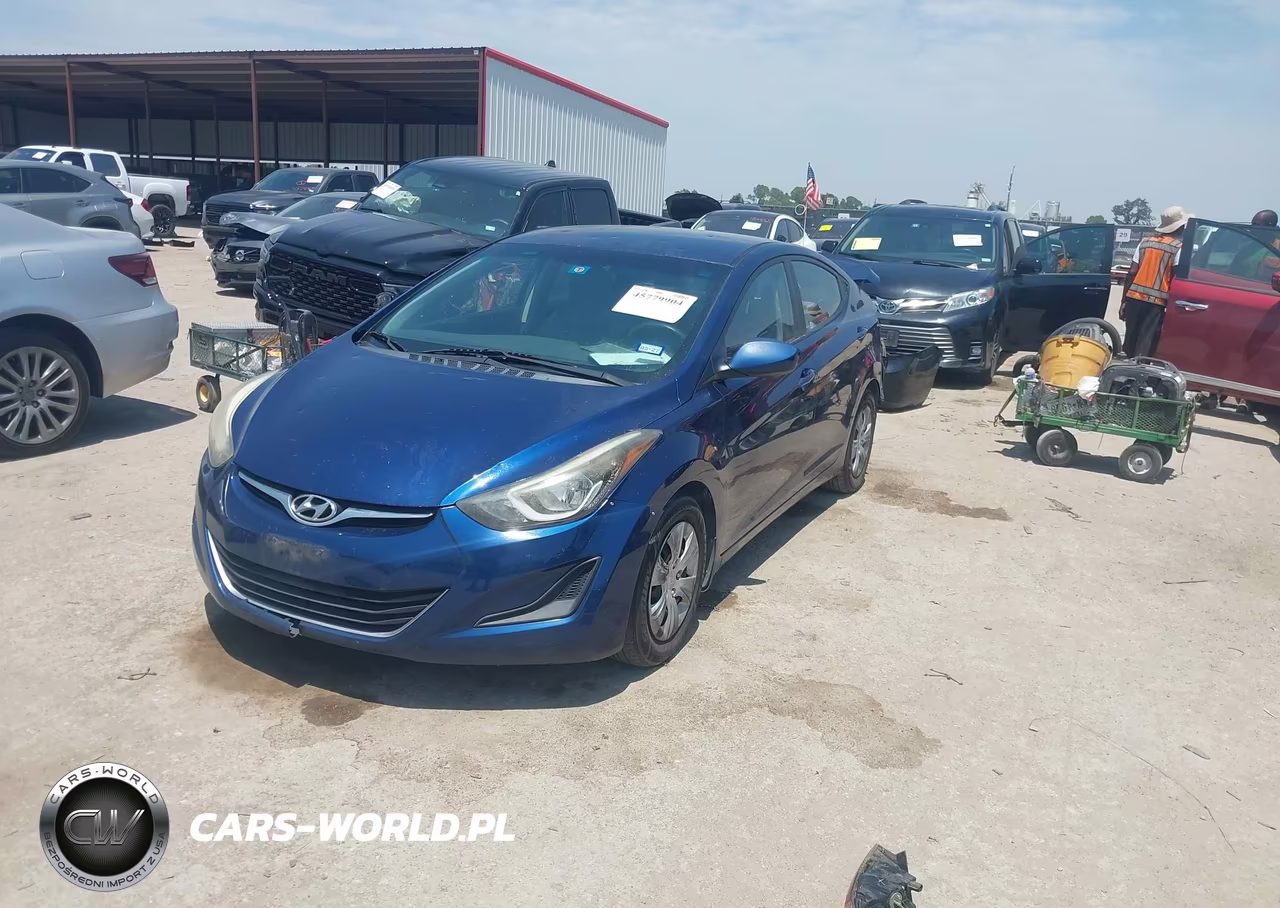 2016 Hyundai Elantra Se VIN:5NPDH4AE3GH755619 - 2