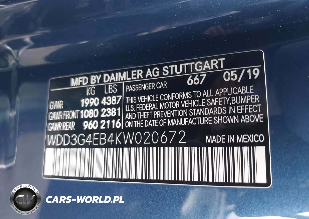 2019 Mercedes-Benz A 220 VIN:WDD3G4EB4KW020672 - 9