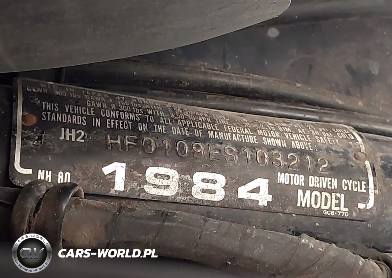 1984 Honda Nh80 VIN:JH2HF0109ES103212 - 10