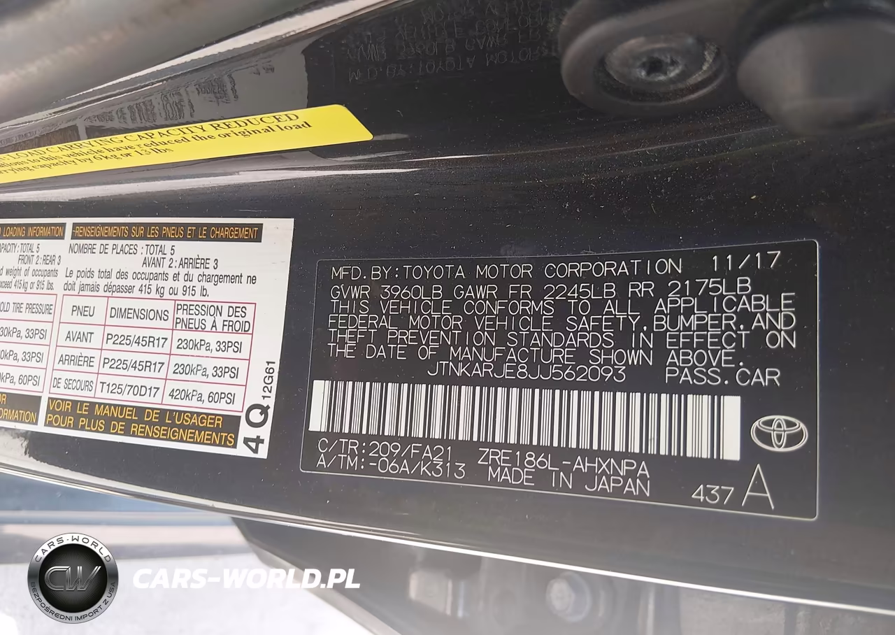 2018 Toyota Corolla Im VIN:JTNKARJE8JJ562093 - 9