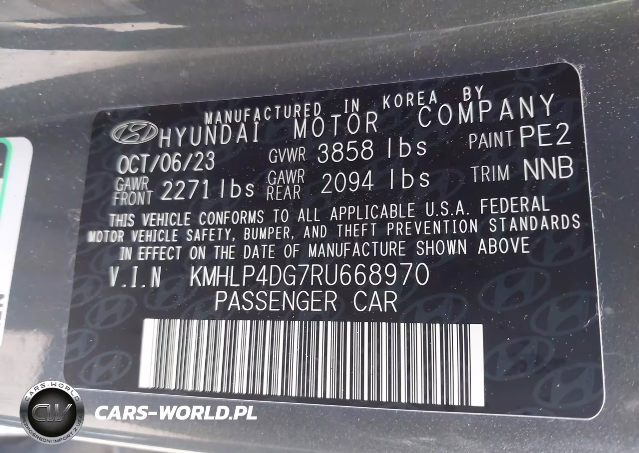 2024 Hyundai Elantra Limited VIN:KMHLP4DG7RU668970 - 9