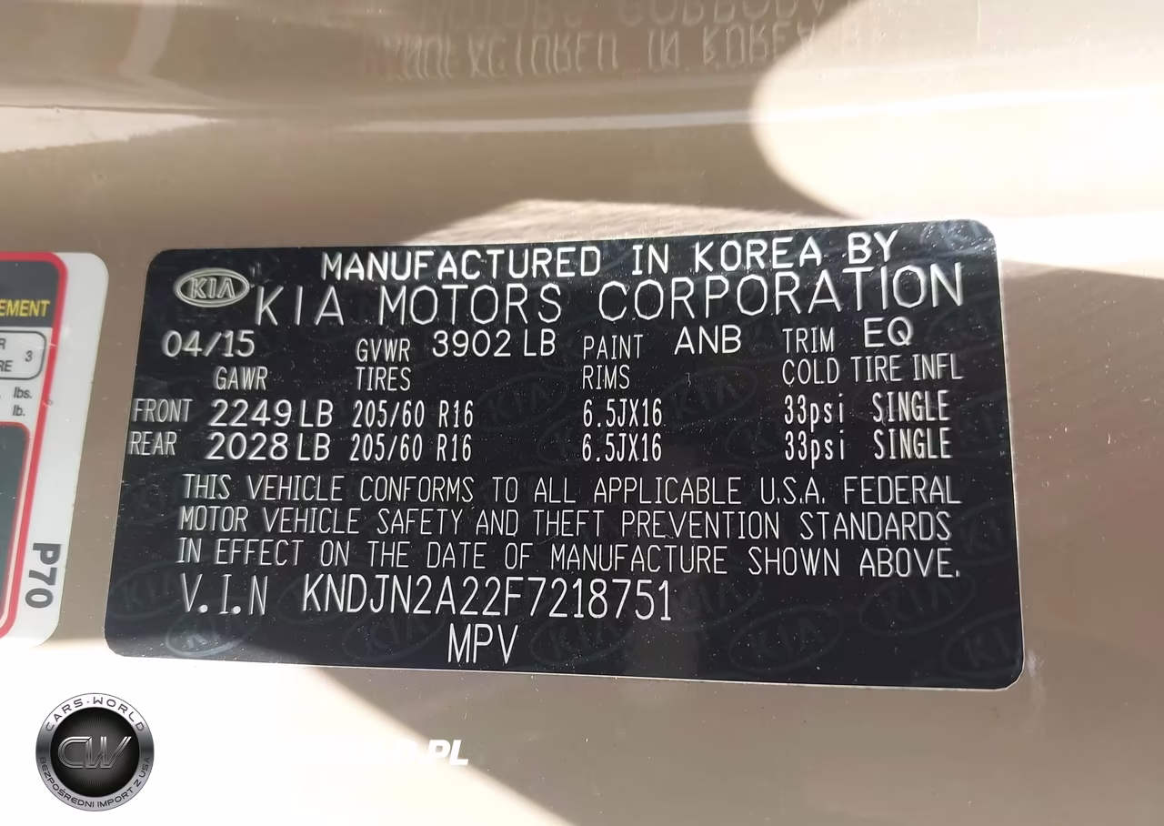 2015 Kia Soul VIN:KNDJN2A22F7218751 - 9