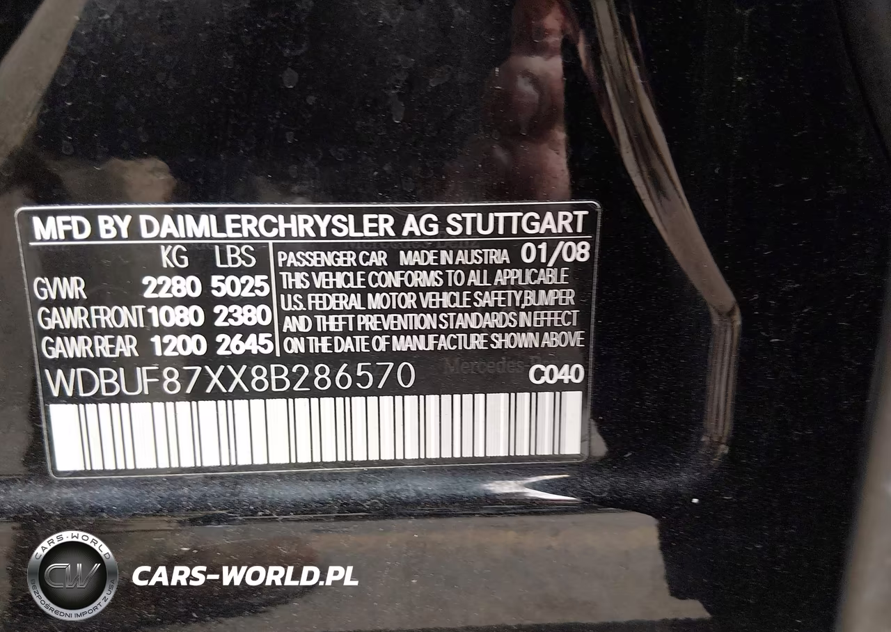 2008 Mercedes-Benz E 350 4Matic VIN:WDBUF87XX8B286570 - 9