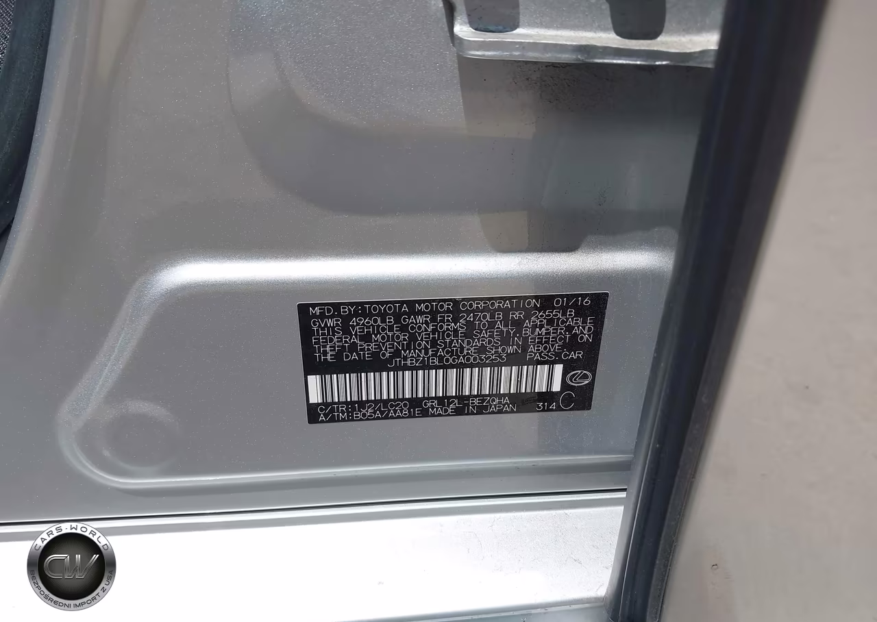 2016 Lexus Gs 350 VIN:JTHBZ1BL0GA003253 - 9