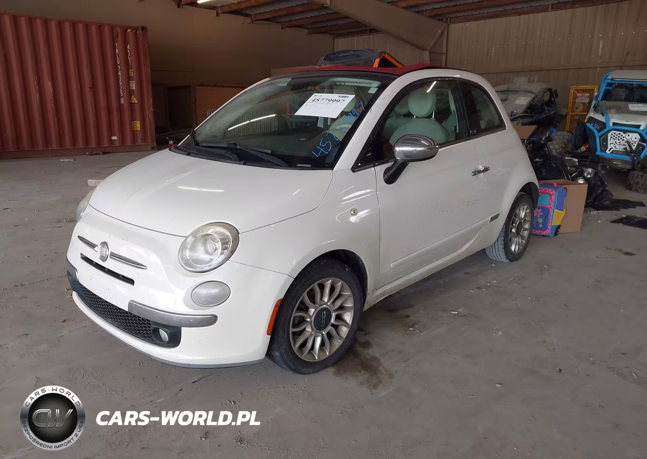 2012 Fiat 500C Lounge VIN:3C3CFFER2CT330630 - 2