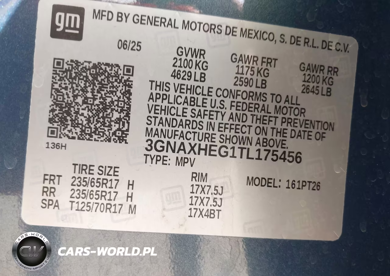 2026 Chevrolet Equinox Fwd Lt VIN:3GNAXHEG1TL175456 - 9
