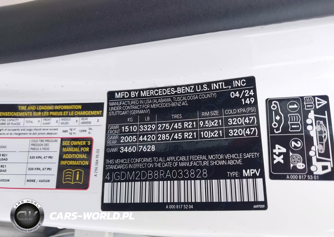 2024 Mercedes-Benz Eqs 450 Suv VIN:4JGDM2DB8RA033828 - 9