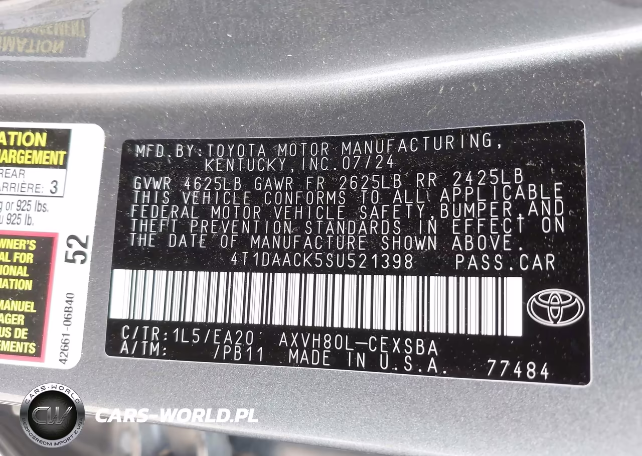 2025 Toyota Camry Se VIN:4T1DAACK5SU521398 - 9
