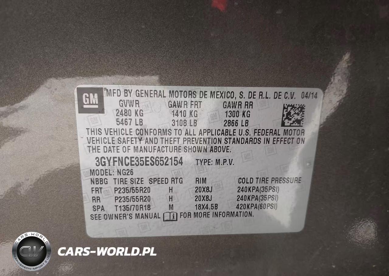 2014 Cadillac Srx Performance Collection VIN:3GYFNCE35ES652154 - 9