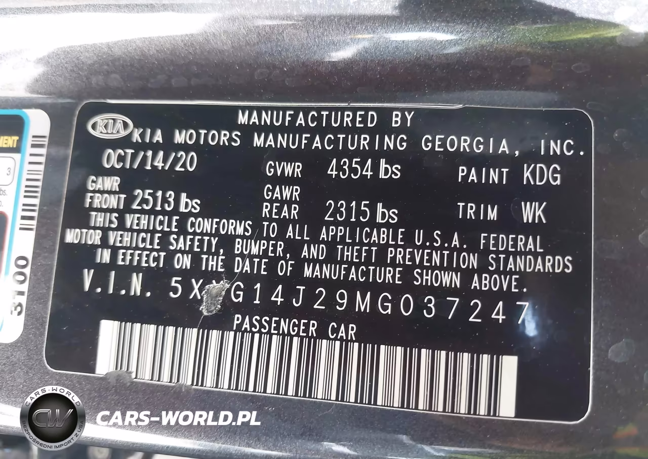 2021 Kia K5 Lxs VIN:5XXG14J29MG037247 - 9