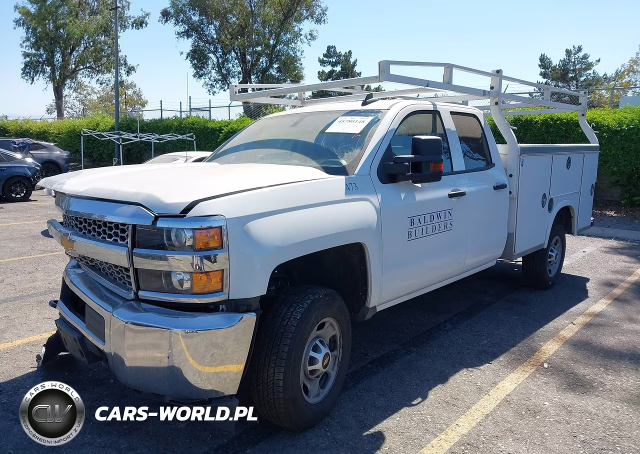 2019 Chevrolet Silverado 2500Hd Wt VIN:2GB2CREG3K1222473 - 2