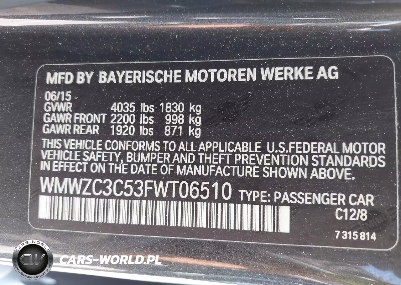 2015 Mini Countryman Cooper S VIN:WMWZC3C53FWT06510 - 9