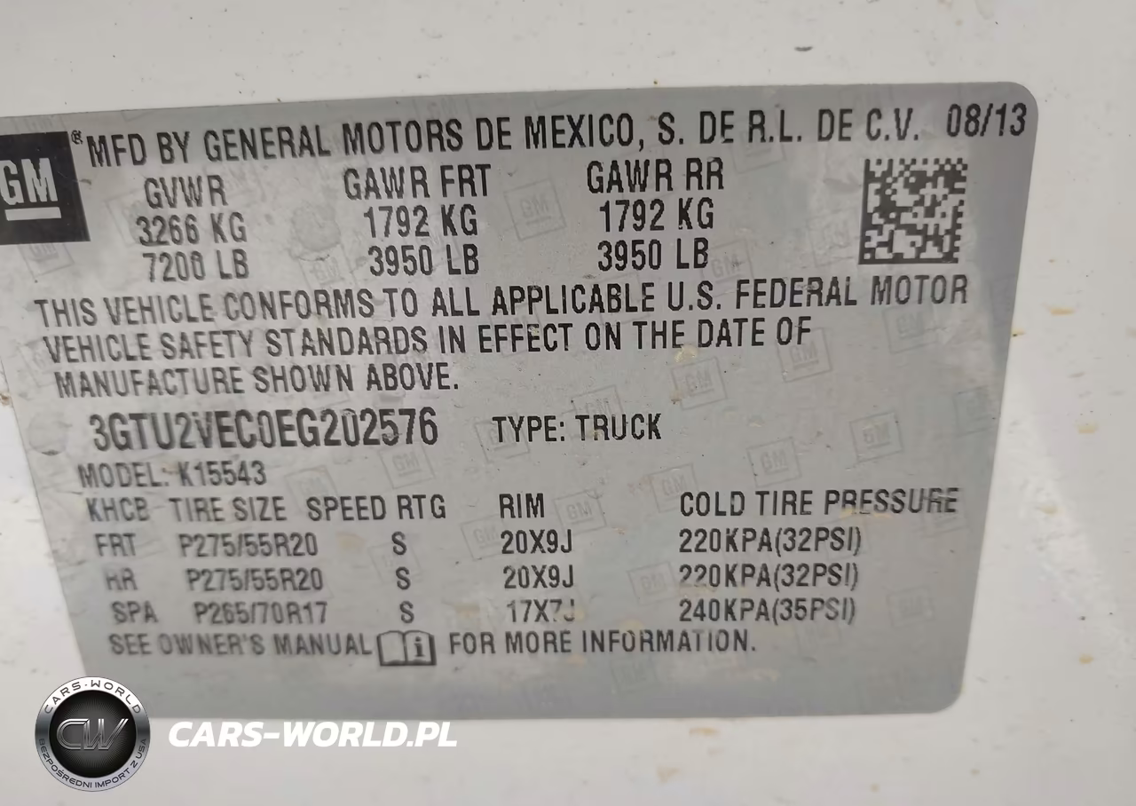 2014 GMC Sierra 1500 Slt VIN:3GTU2VEC0EG202576 - 9