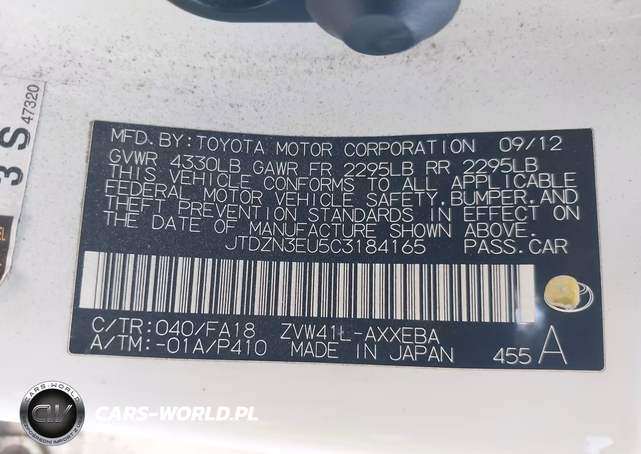 2012 Toyota Prius V Three VIN:JTDZN3EU5C3184165 - 9