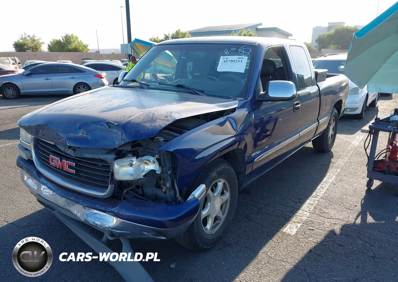 2002 GMC Sierra 1500 Sle VIN:2GTEC19VX21177230 - 2