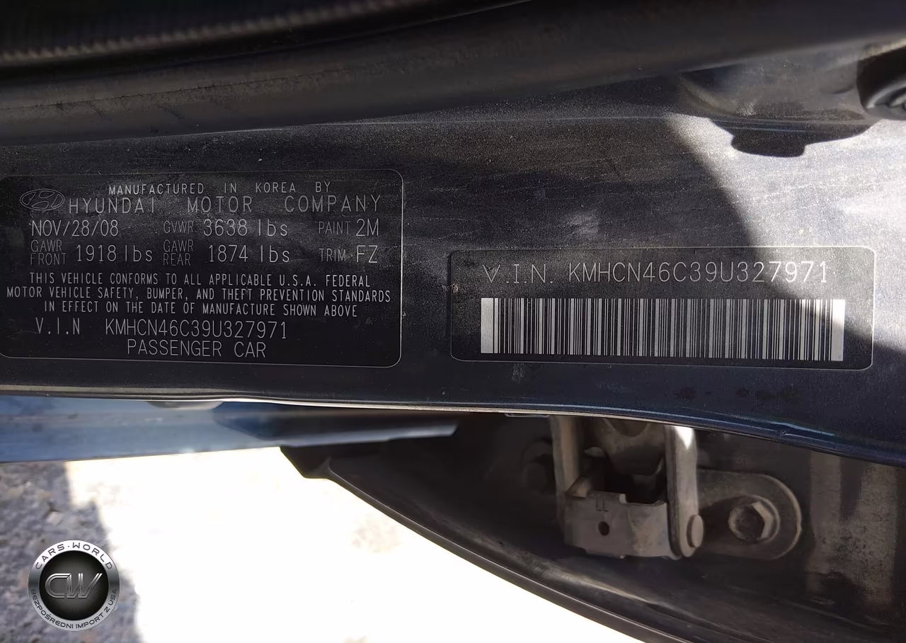 2009 Hyundai Accent Gls VIN:KMHCN46C39U327971 - 9