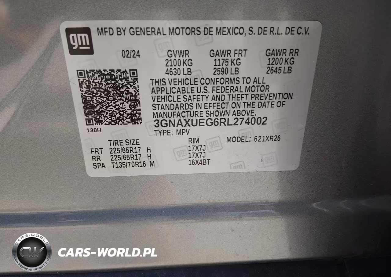 2024 Chevrolet Equinox Awd Lt VIN:3GNAXUEG6RL274002 - 9