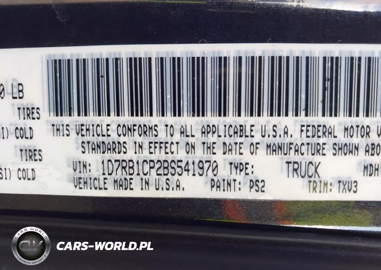 2011 Ram Ram 1500 St VIN:1D7RB1CP2BS541970 - 9