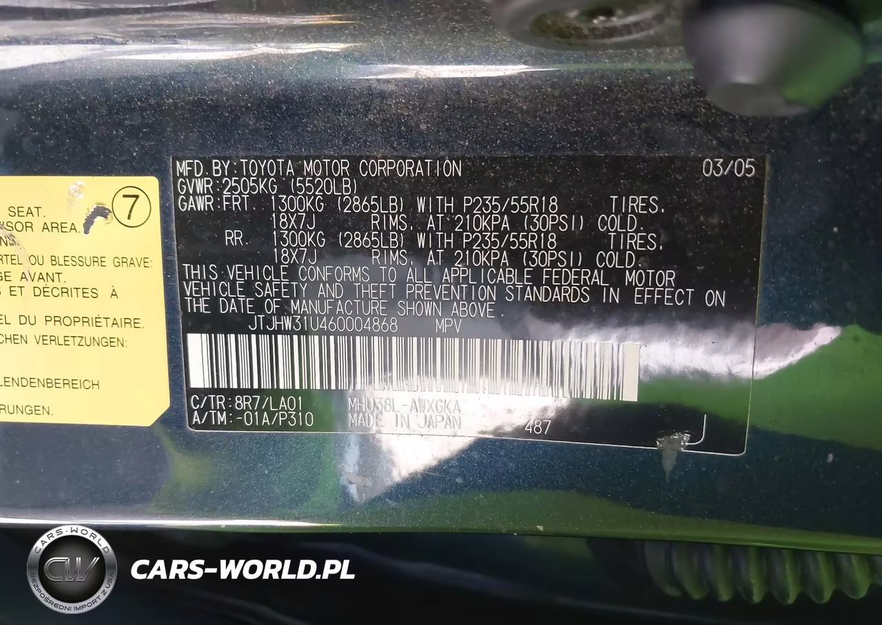 2006 Lexus Rx 400H VIN:JTJHW31U460004868 - 9