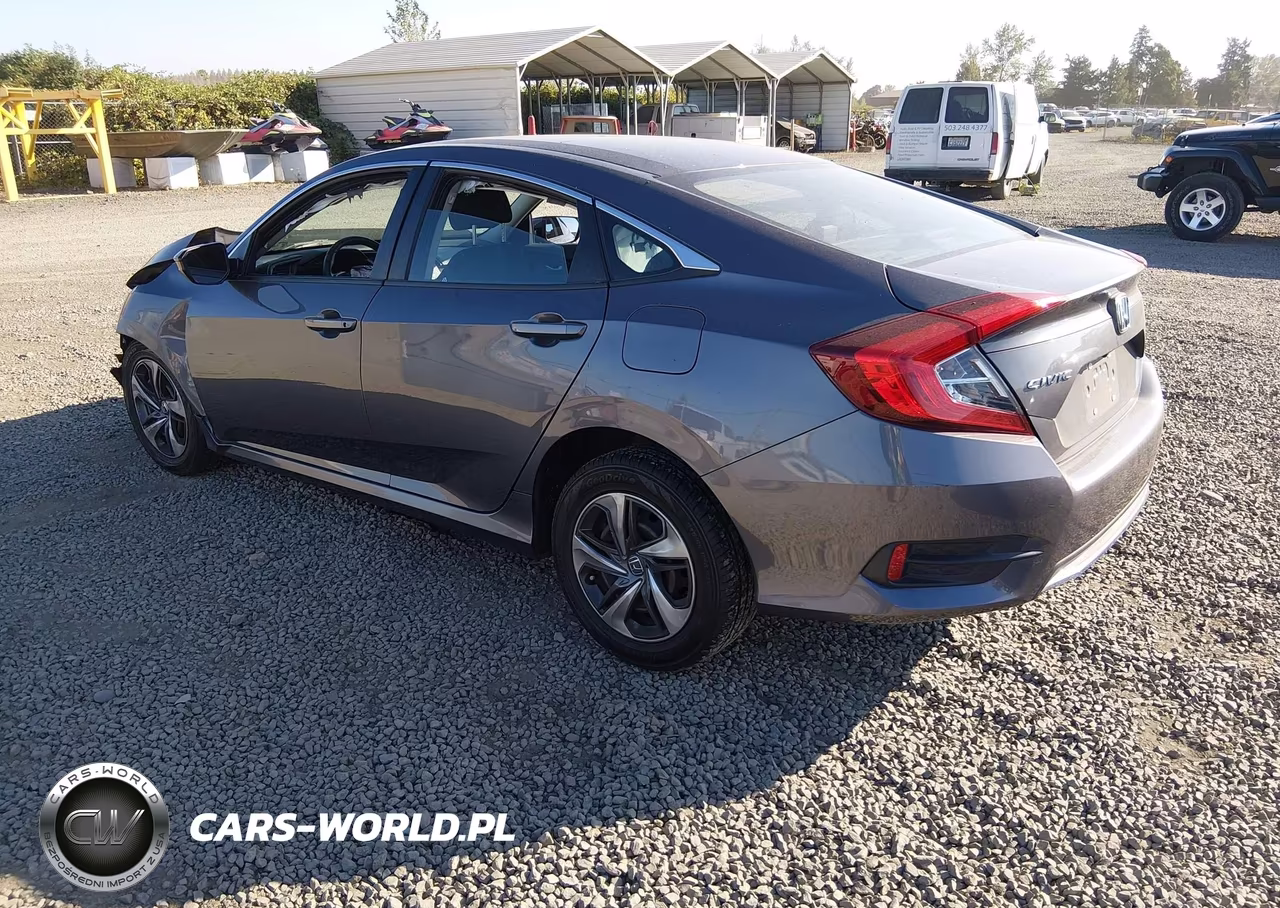 2019 Honda Civic Lx VIN:2HGFC2F66KH515187 - 3