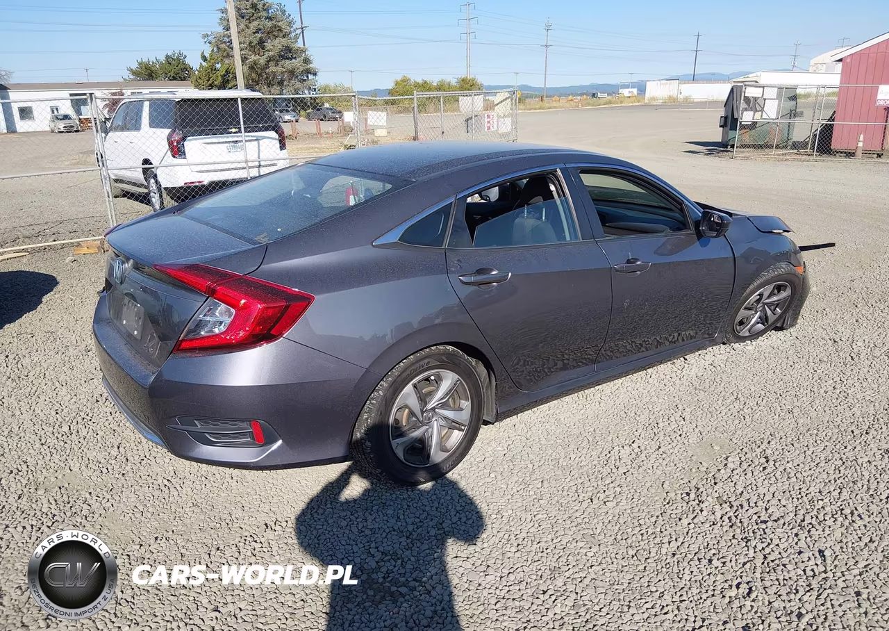 2019 Honda Civic Lx VIN:2HGFC2F66KH515187 - 4