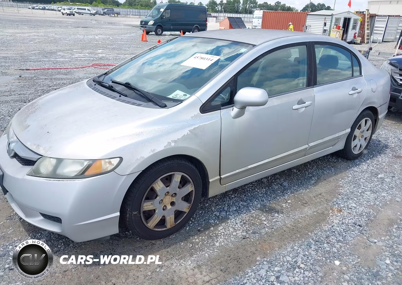 2009 Honda Civic Lx VIN:19XFA16549E025827 - 2